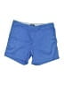British Khaki Solid Blue Shorts Size 8 - photo 1