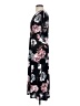 Connected Apparel Floral Black Cocktail Dress Size 4 - photo 5