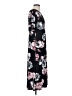 Connected Apparel Floral Black Cocktail Dress Size 4 - photo 4