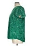 CeCe Green Short Sleeve Blouse Size L - photo 5