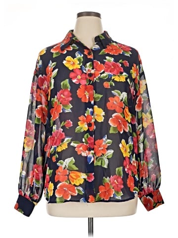 Liz Claiborne Collection Long Sleeve Blouse (view 1)