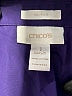 Chico's Purple Long Sleeve Button-Down Shirt Size M - photo 7