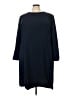Ann Taylor LOFT 100% Polyester Solid Blue Casual Dress Size 26 - photo 1