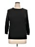 Lands' End 100% Supima Cotton Black Pullover Sweater Size XL - photo 1