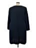 Ann Taylor LOFT 100% Polyester Solid Blue Casual Dress Size 26 - photo 2
