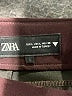 Zara Solid Burgundy Skort Size L - photo 3