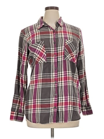 Mudd Long Sleeve Button-Down Shirt (view 1)