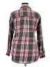 Mudd 100% Cotton Plaid Burgundy Long Sleeve Button-Down Shirt Size XL - photo 2