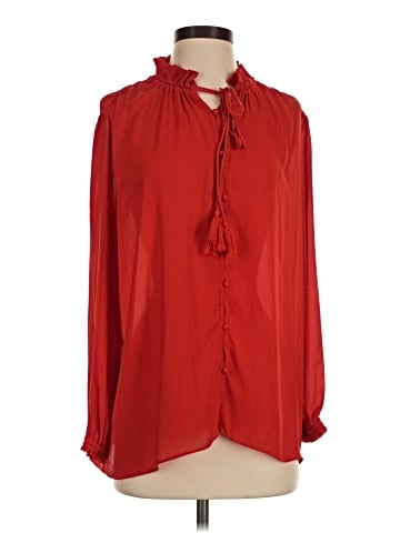 Maje Long Sleeve Blouse (view 1)