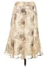 Hillard & Hanson 100% Polyester Print Tan Casual Skirt Size 4 - photo 2