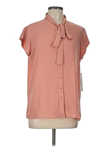 Calvin Klein Short Sleeve Blouse (view 1)