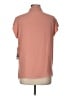 Calvin Klein 100% Polyester Pink Short Sleeve Blouse Size L - photo 2