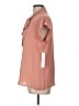 Calvin Klein 100% Polyester Pink Short Sleeve Blouse Size L - photo 5