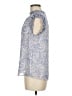 Express 100% Polyester Paisley Blue Sleeveless Blouse Size M - photo 5
