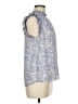 Express 100% Polyester Paisley Blue Sleeveless Blouse Size M - photo 4