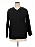 St. John's Bay 100% Polyester Black Cardigan Size XL - photo 1