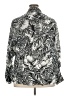 Foxcroft 100% Cotton Print Silver Long Sleeve Blouse Size 24 - photo 2