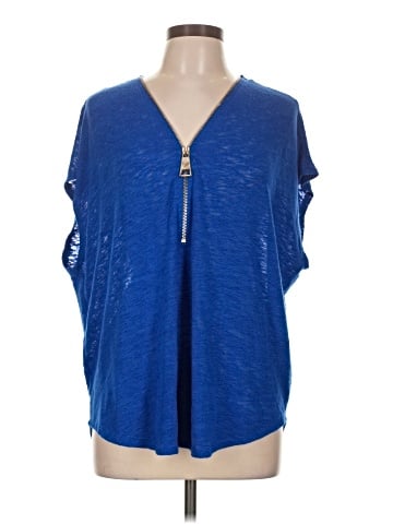 Alfani Short Sleeve Blouse (view 1)