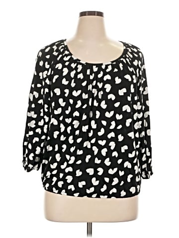 MICHAEL Michael Kors 3/4 Sleeve Blouse (view 1)