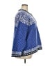 L.L.Bean 100% Cotton Paisley Blue Pullover Sweater Size 2X - photo 4
