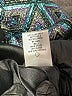 Milly Graphic Teal Cocktail Dress Size 0 - photo 9