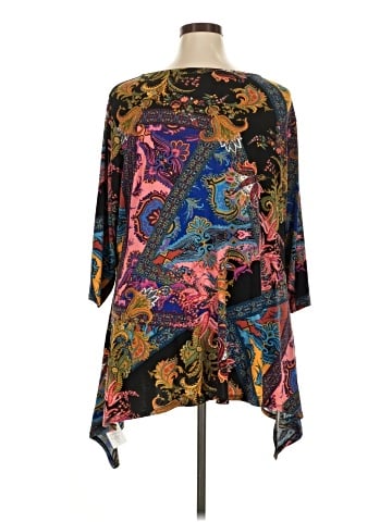 Attitudes by Renee 3/4 Sleeve Blouse (view 2)