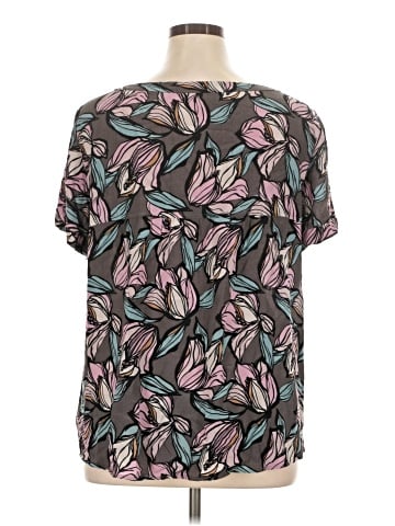 Ann Taylor LOFT Short Sleeve Blouse (view 2)