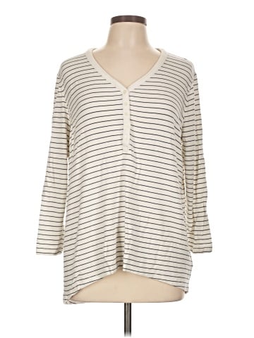 Lands' End 3/4 Sleeve Top (view 1)