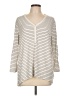 Lands' End Ivory 3/4 Sleeve Top Size L - photo 1
