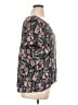 Ann Taylor LOFT Black Short Sleeve Blouse Size XL - photo 4