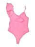 Tea & Cup Pink Bodysuit Size L - photo 1