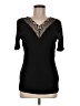 Sandro Black Short Sleeve Top Size M (estimated) - photo 1