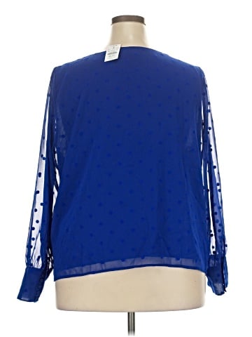 J.Crew Factory Store Long Sleeve Blouse (view 2)
