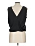 Veronica M. Black Sleeveless Blouse Size L - photo 2