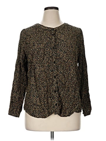 Cj Banks Long Sleeve Blouse (view 1)