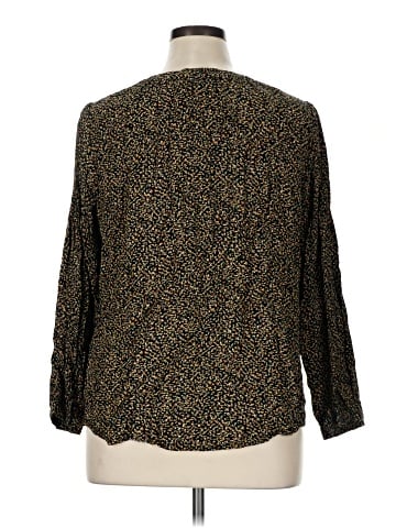 Cj Banks Long Sleeve Blouse (view 2)