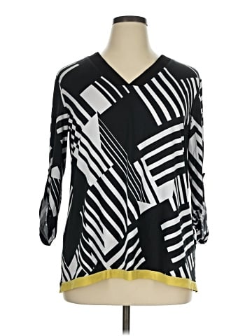 Cato 3/4 Sleeve Blouse (view 1)