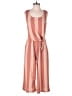 AUW Stripes Pink Jumpsuit Size L - photo 1