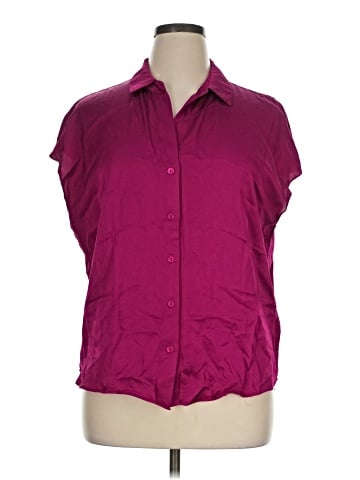 Liverpool Los Angeles Short Sleeve Blouse (view 1)