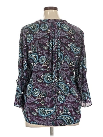 41Hawthorn 3/4 Sleeve Blouse (view 2)