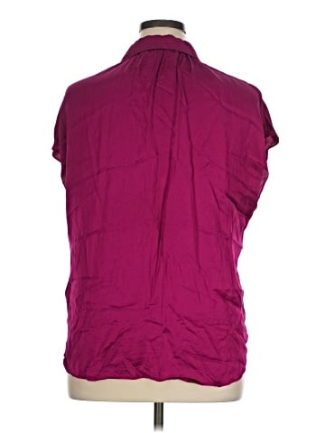 Liverpool Los Angeles Short Sleeve Blouse (view 2)