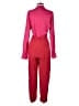 Equipment 100% Viscose Solid Red Jumpsuit Size 4 - photo 2
