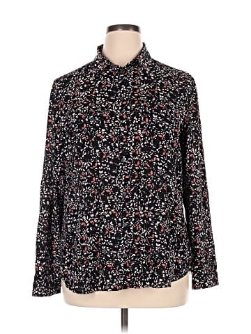 Ann Taylor LOFT Outlet Long Sleeve Blouse (view 1)