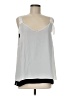 Luxology 100% Polyester Ivory Sleeveless Blouse Size M - photo 1