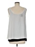 Luxology 100% Polyester Ivory Sleeveless Blouse Size M - photo 2