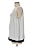 Luxology 100% Polyester Ivory Sleeveless Blouse Size M - photo 5
