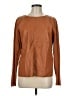 Sioni Brown Long Sleeve Blouse Size M - photo 1