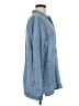 J.Jill Blue Long Sleeve Button-Down Shirt Size Med Petite - photo 4