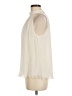 Ann Taylor Ivory Sleeveless Blouse Size M - photo 5