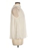 Ann Taylor Ivory Sleeveless Blouse Size M - photo 4